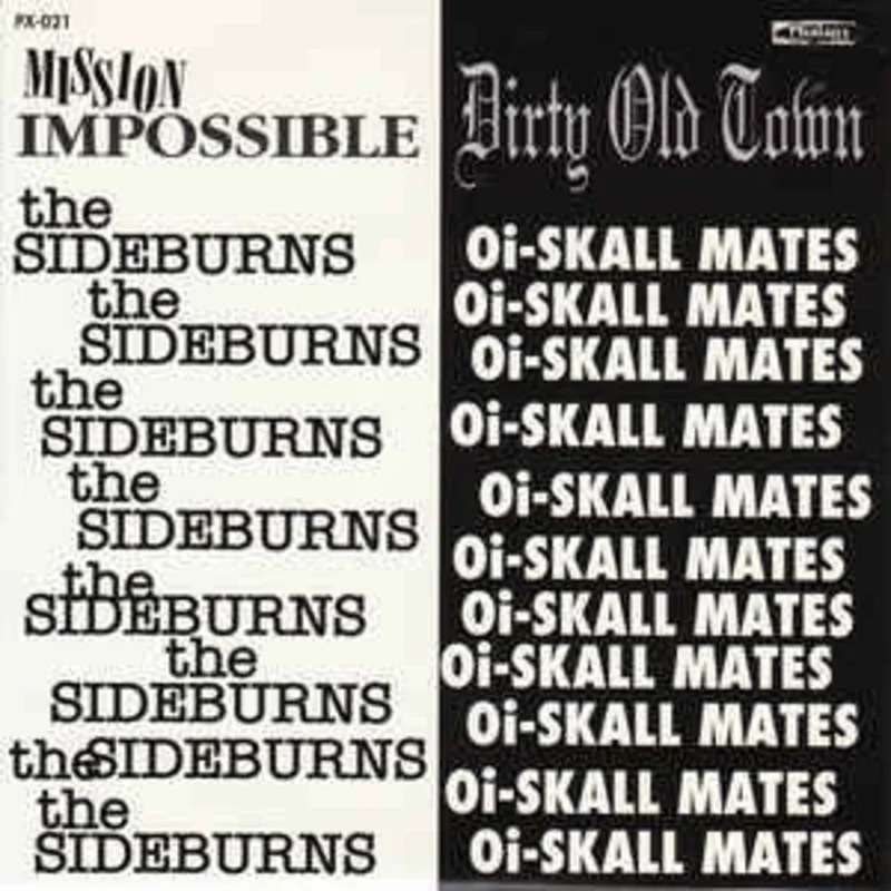 Sideburns/Oi Skall Mates - Split USED 7"