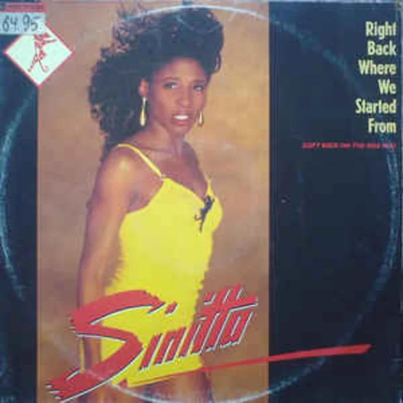 Sinitta  Right Back Where We Started From (Left Back On The Side Mix)  (1989)