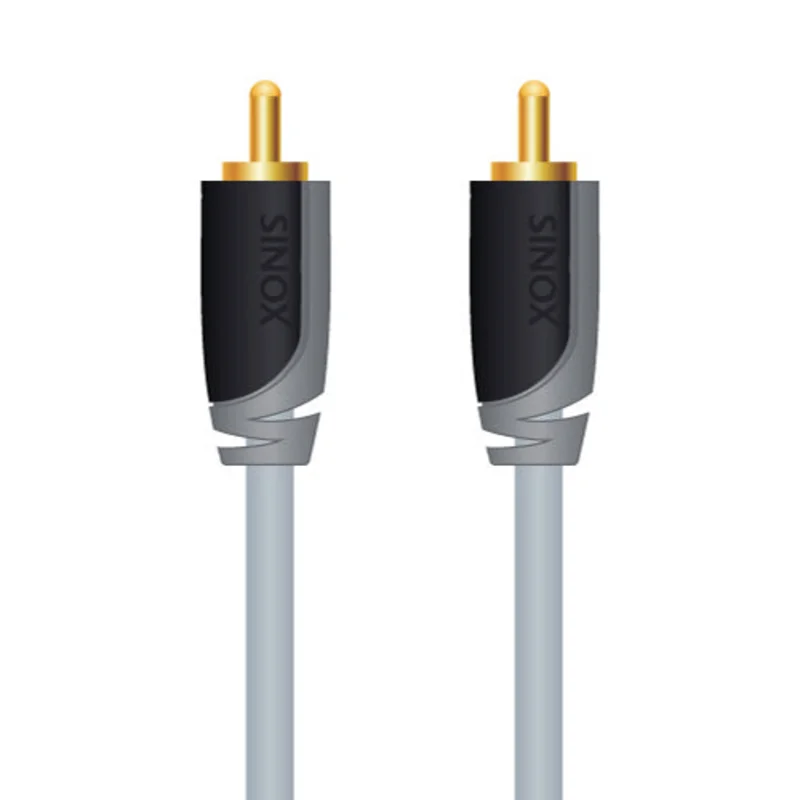 Sinox - Digital Coax Audio Cable/Subwoofer Cable - 2M