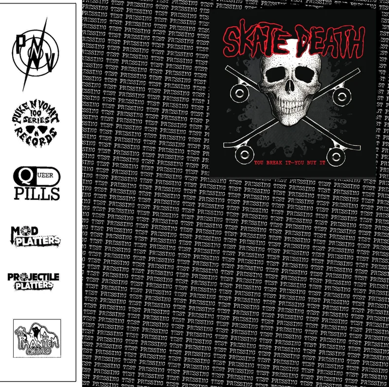 Skate Death - You Break It You Buy It (test press) USED LP