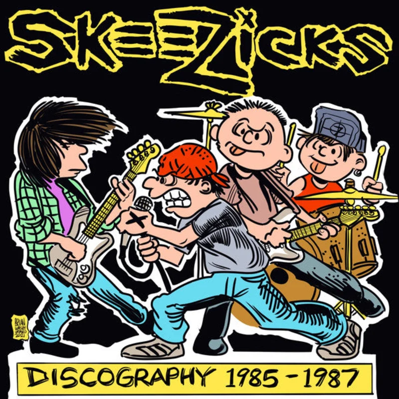 Skeezicks - Discography 1985 to 1987 NEW 2xLP