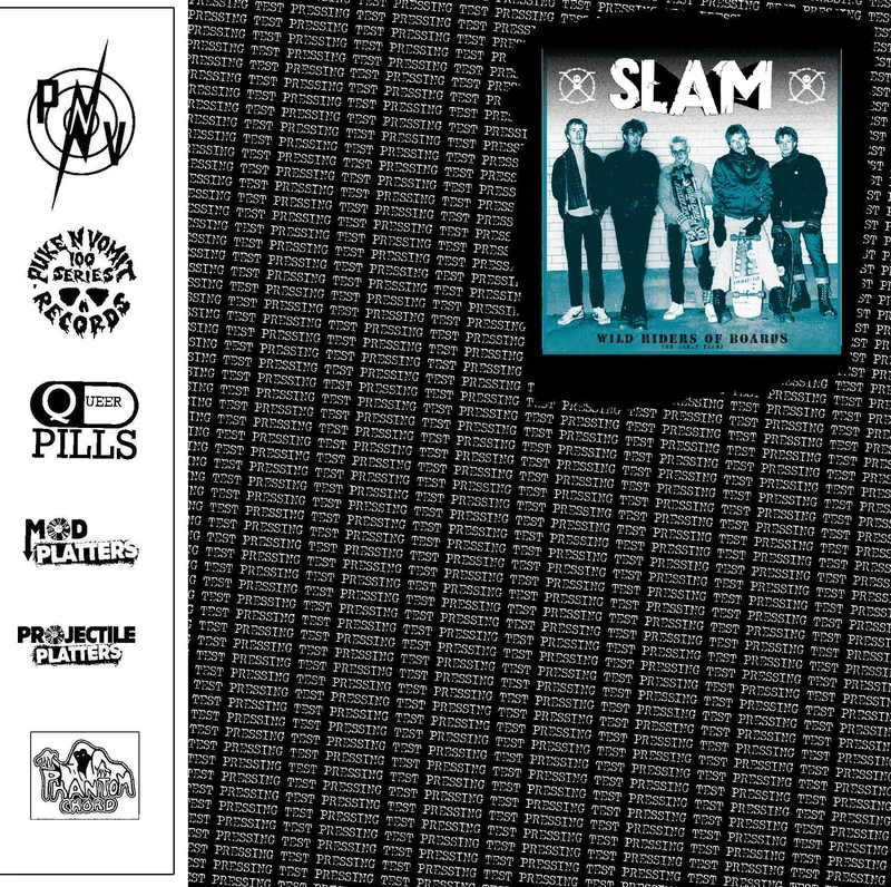 Slam - Wild Riders Of Boards (early years) USED LP (test press)