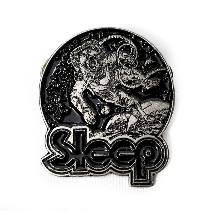 SLEEP - ASTRONAUT METAL BADGE