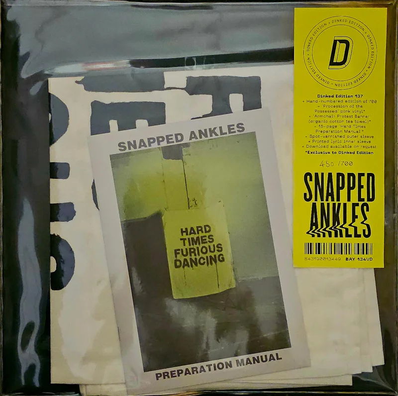 Snapped Ankles  Hard Times Furious Dancing Lp (Ltd 'Dinked' Edition 450/700 Pink + Extras)