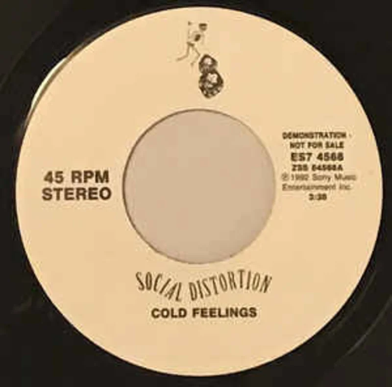 Social Distortion - Cold Feeleings USED 7" (promo)