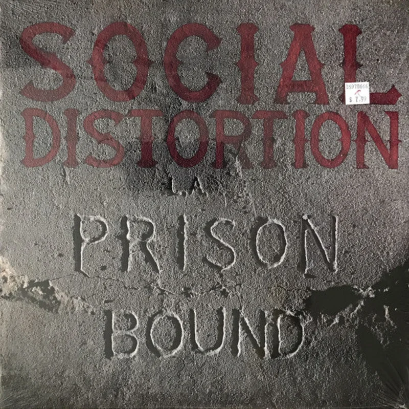 Social Distortion - Prison Bound USED LP (180 gram grey swirl vinyl)