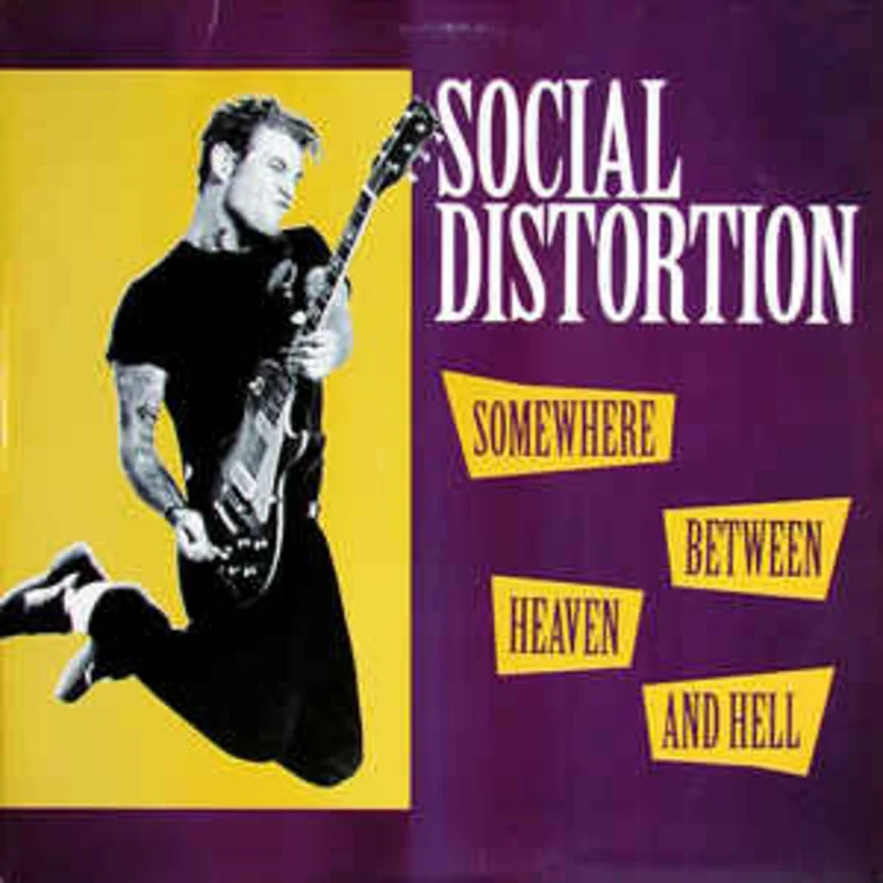 SOCIAL DISTORTION - SOMEWHERE BETWEEN HEAVEN AND HELL USED CD