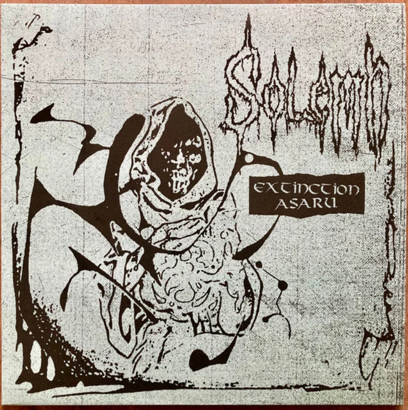 Solemn - Extinction Asaru USED METAL LP (marble lead blue vinyl)