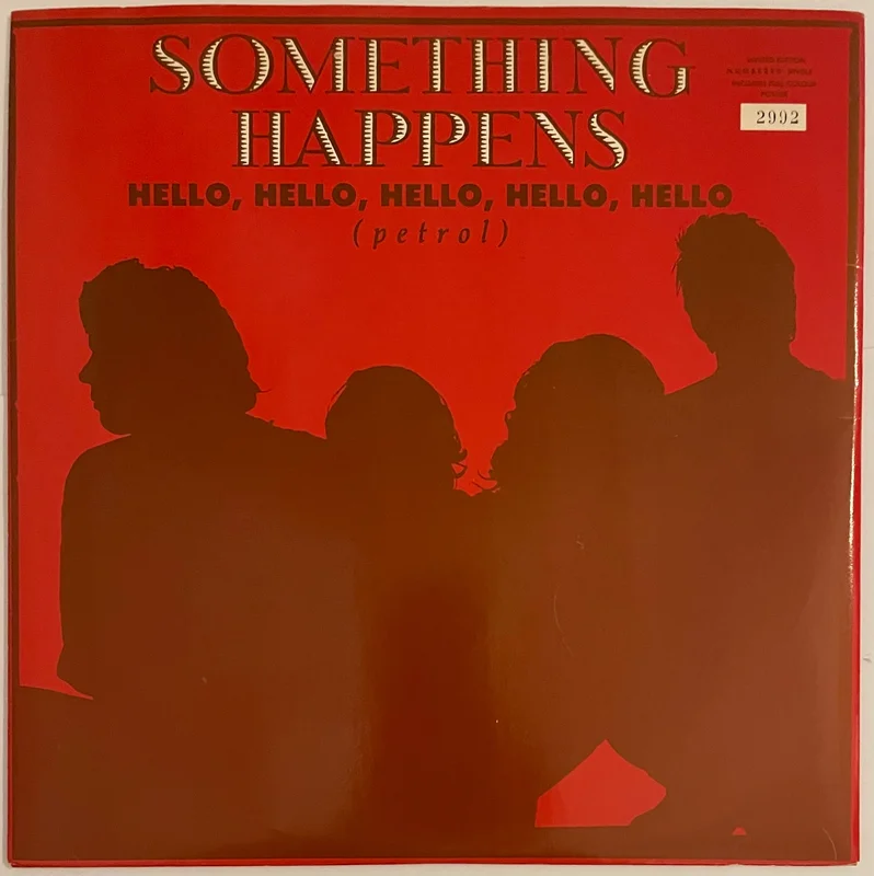Something Happens - Hello, Hello, Hello, Hello, Hello (Petrol) 10" Single (Ltd, Numbered + Poster)