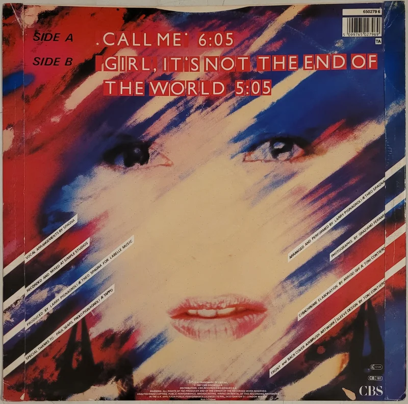 Spagna - Call Me 12" Single