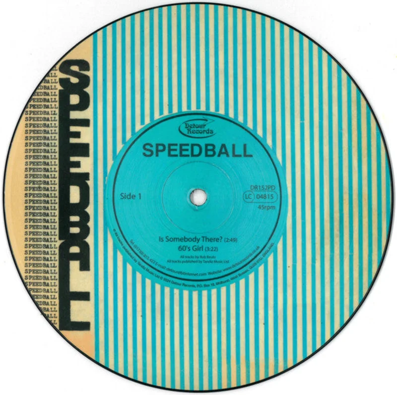 Speedball - 60s Girl EP NEW 7"  (pic disc)
