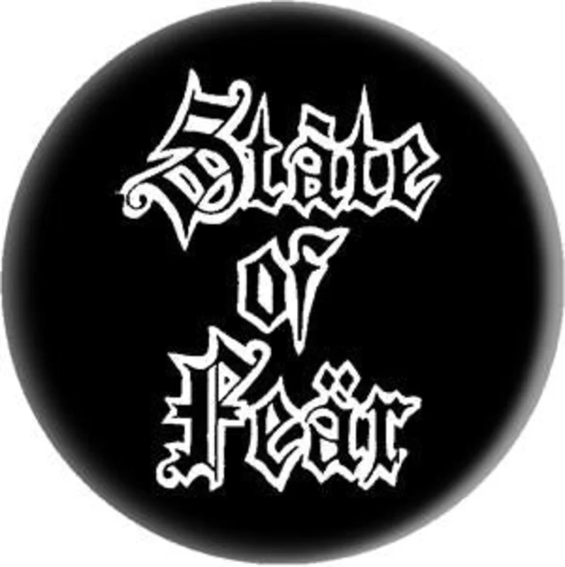 STATE OF FEAR LOGO button (1 inch)