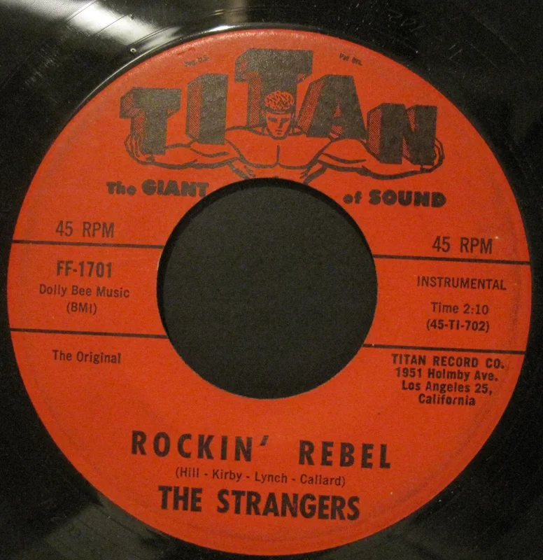 Strangers - The Caterpillar Crawl b/w Rockin' Rebel