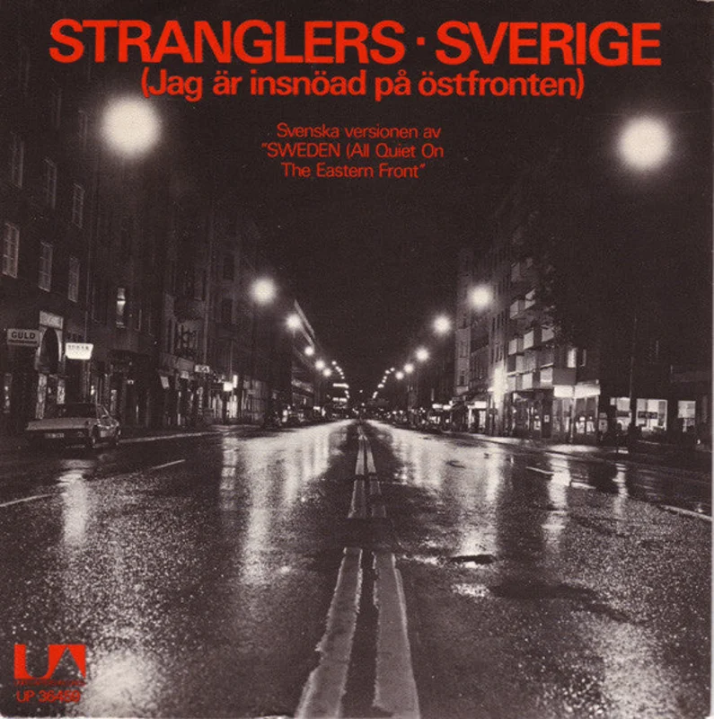 Stranglers - Sverige (Jag r Insnad P stfronten) USED POST PUNK / GOTH 7" (swe)