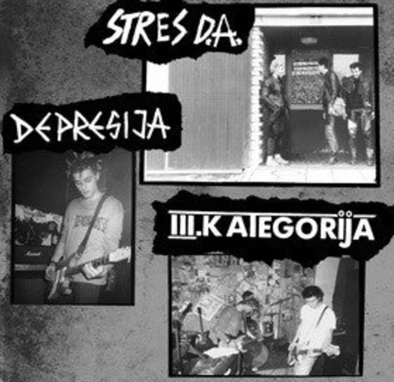 Stres D.A. / Depresija / III.Kategorija - split NEW LP