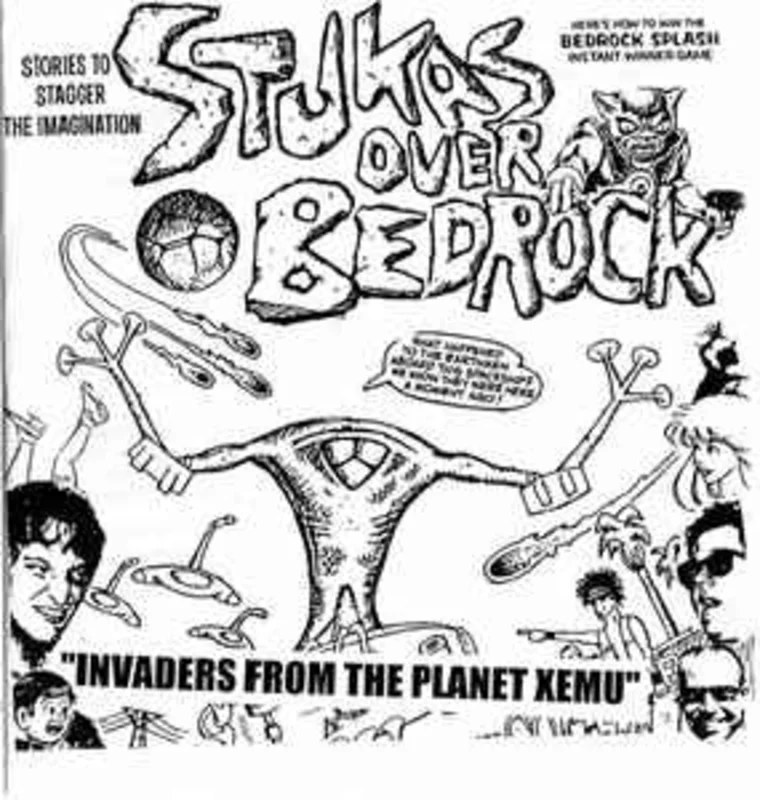 Stukas Over Bedrock - Invaders From The Planet Xemu USED 7"