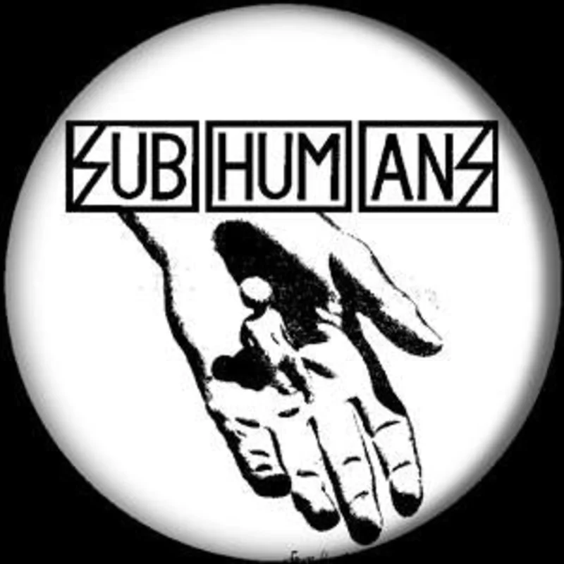 SUBHUMANS CRADLE button (1 inch)