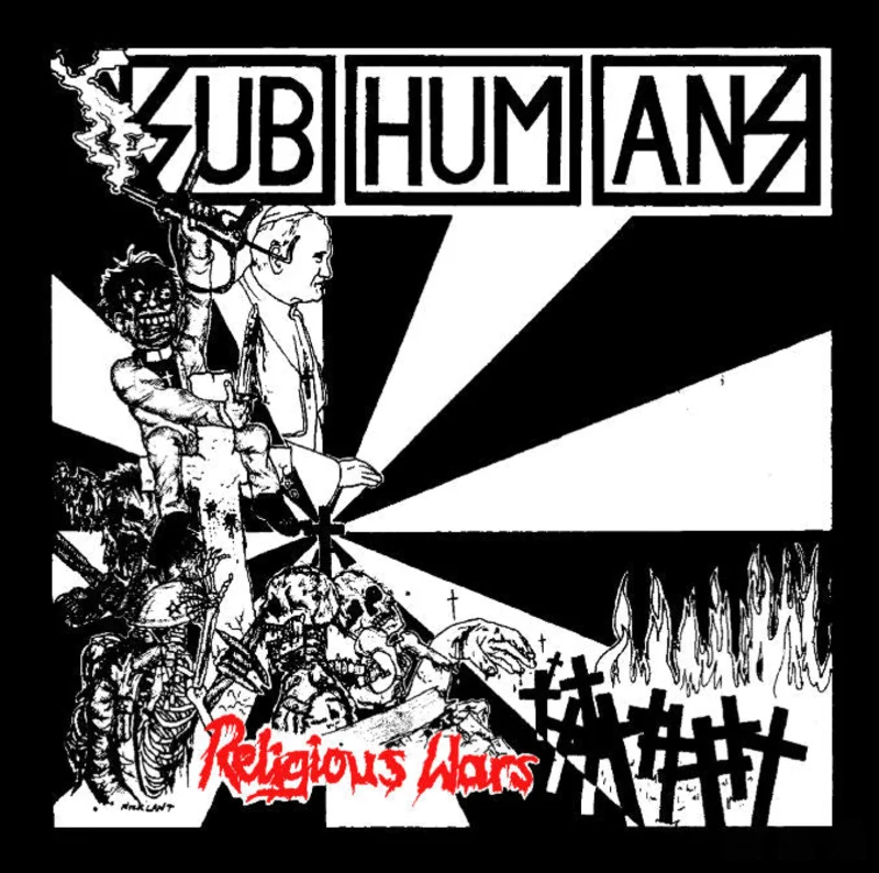 SUBHUMANS RELIGIOUS sticker