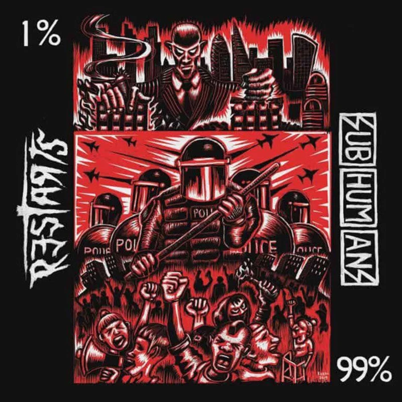 Subhumans / Restarts - Split NEW 7"