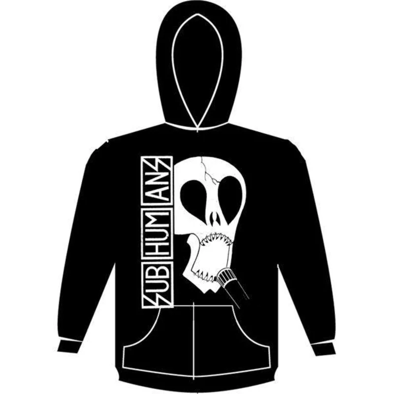 SUBHUMANS SKULL hoodie