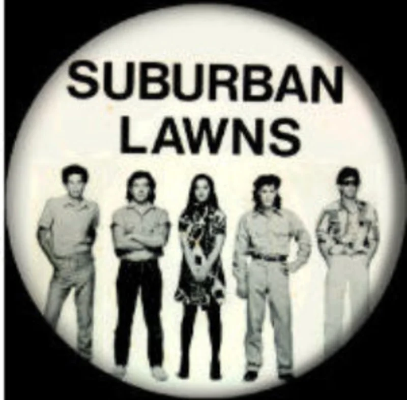 SUBURBAN LAWNS button (1 inch)