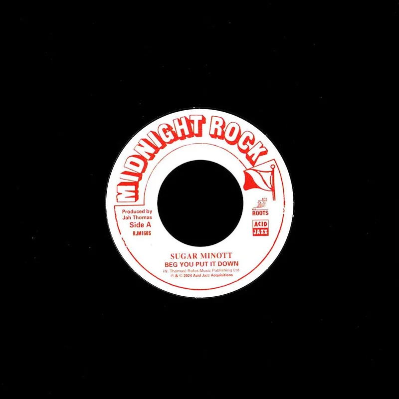 Sugar Minott - Beg You Put It Down / Put Down the Dub 7"