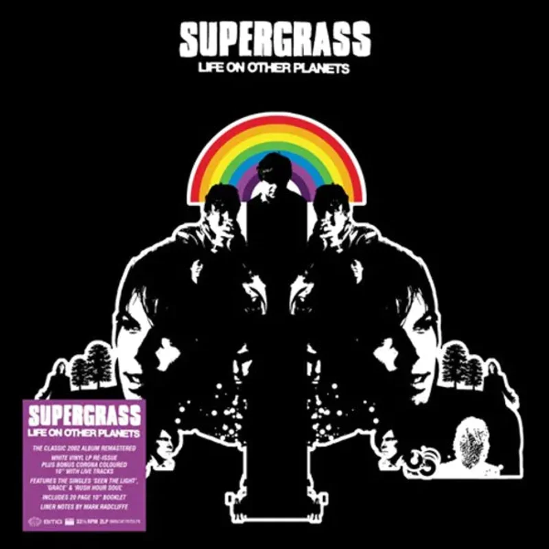 Supergrass - Life On Other Planets Lp (Ltd White + Bonus Black/Green 10" Live Ep)