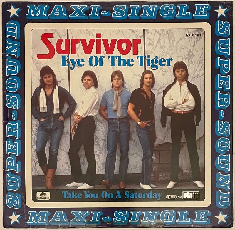 Survivor - Eye Of The Tiger 12" Maxi Single (German Press)
