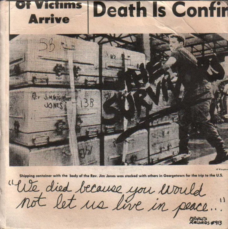 Survivors-We Died Because You USED 7"