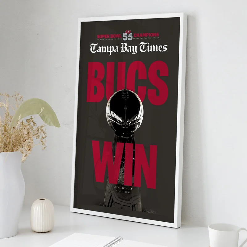 Tampa Bay Buccaneers Super Bowl LV Champions Commemorative Print