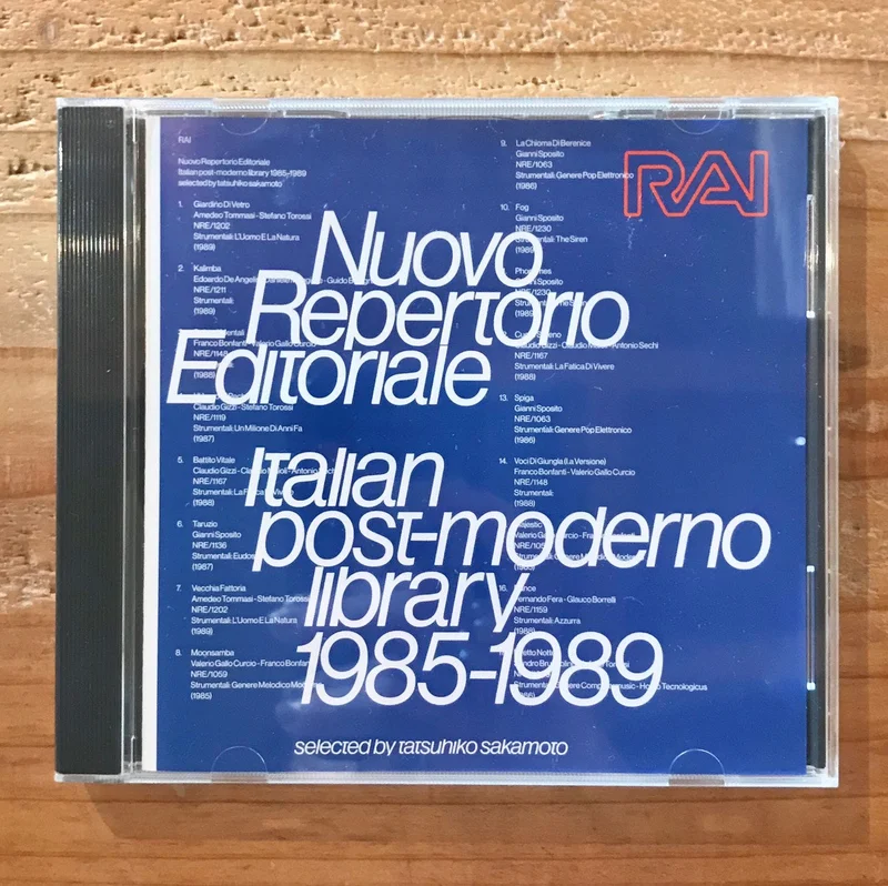tatsuhiko sakamoto - RAI Nuovo Repertorio Editoriale Italian post-moderno library 1985-1989(CD)