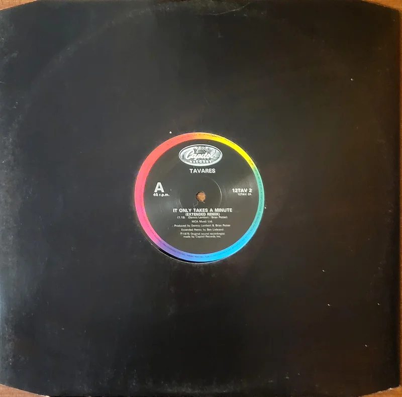 Tavares - It Only Takes A Minute (Remix By Ben Liebrand) 12" Single