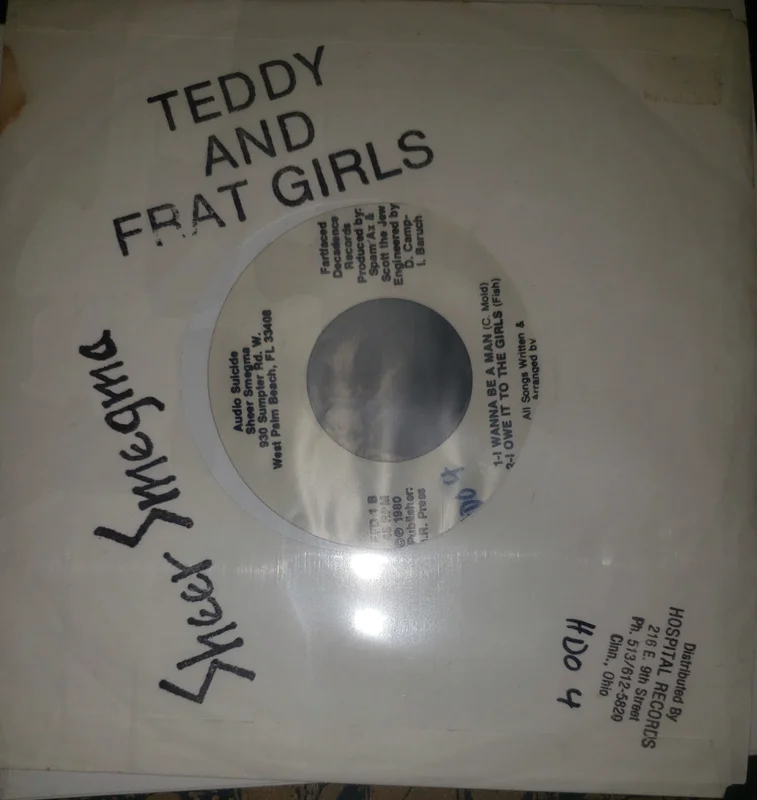Teddy And The Frat Girls - Audio Suicide USED 7"