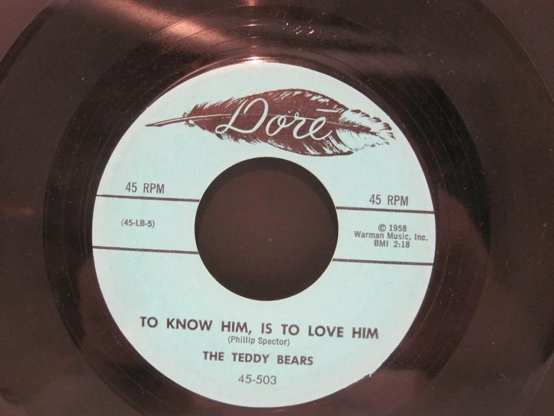 Teddy Bears - To Him Is To Love Him b/w Don't You Worry My Little Pet