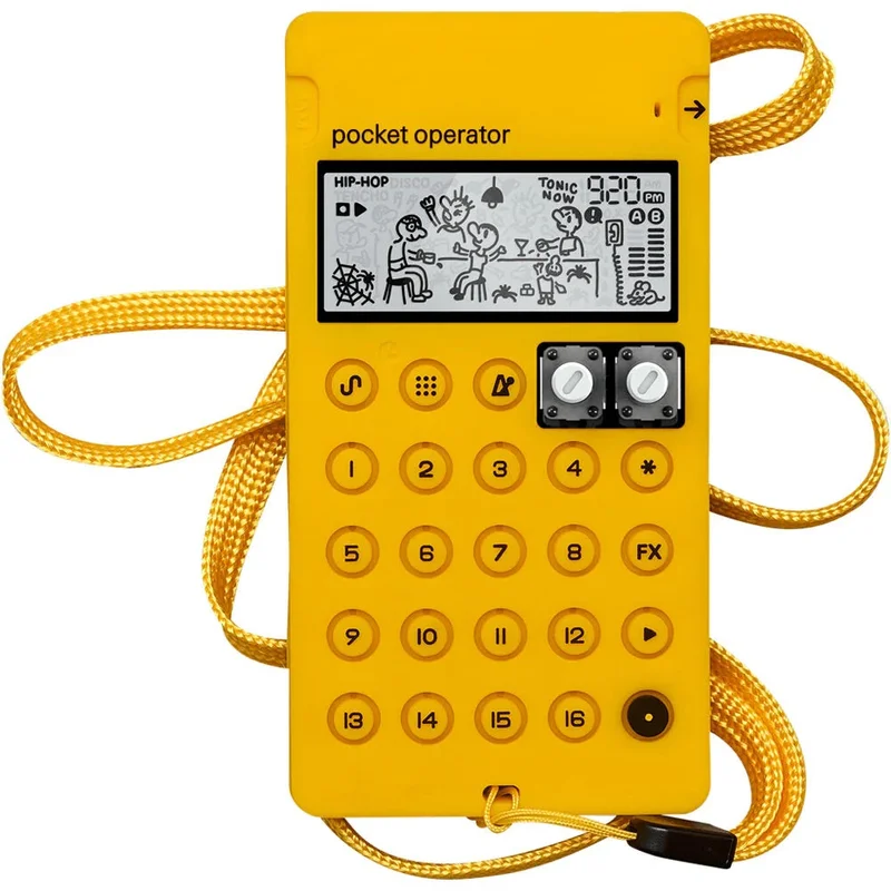 Teenage Engineering CA-X Universal Silicone Case For Pocket Operators (Yellow) (ARRIVES IN 21 DAYS)