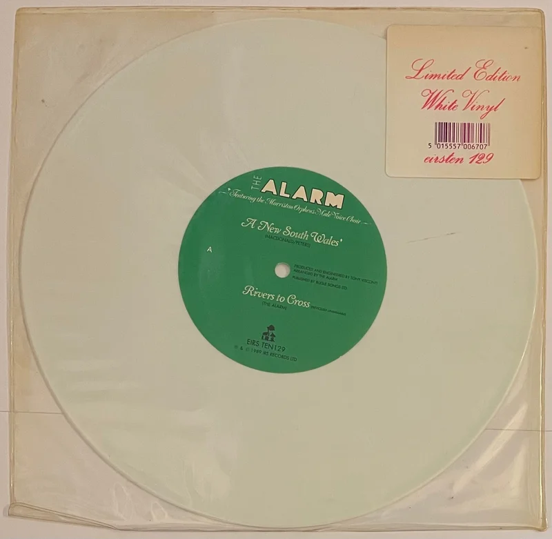The Alarm - A New South Wales 10" Single (White Vinyl)