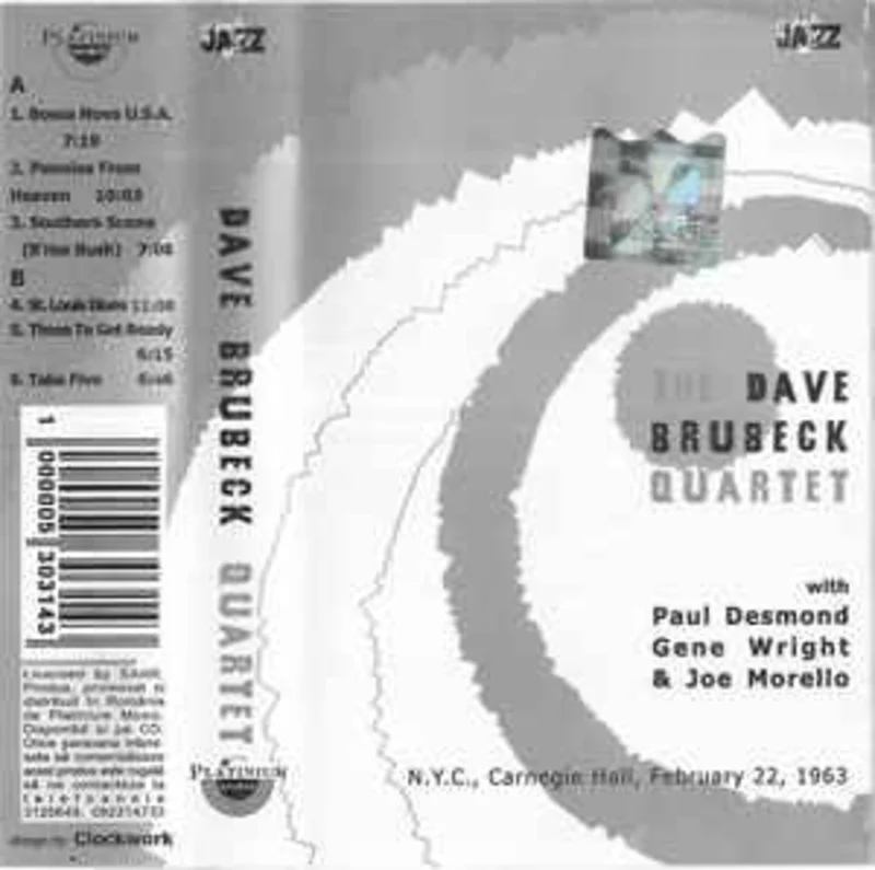 The Dave Brubeck Quartet  N.Y.C., Carnegie Hall, February 22, 1963  (2001)     cass