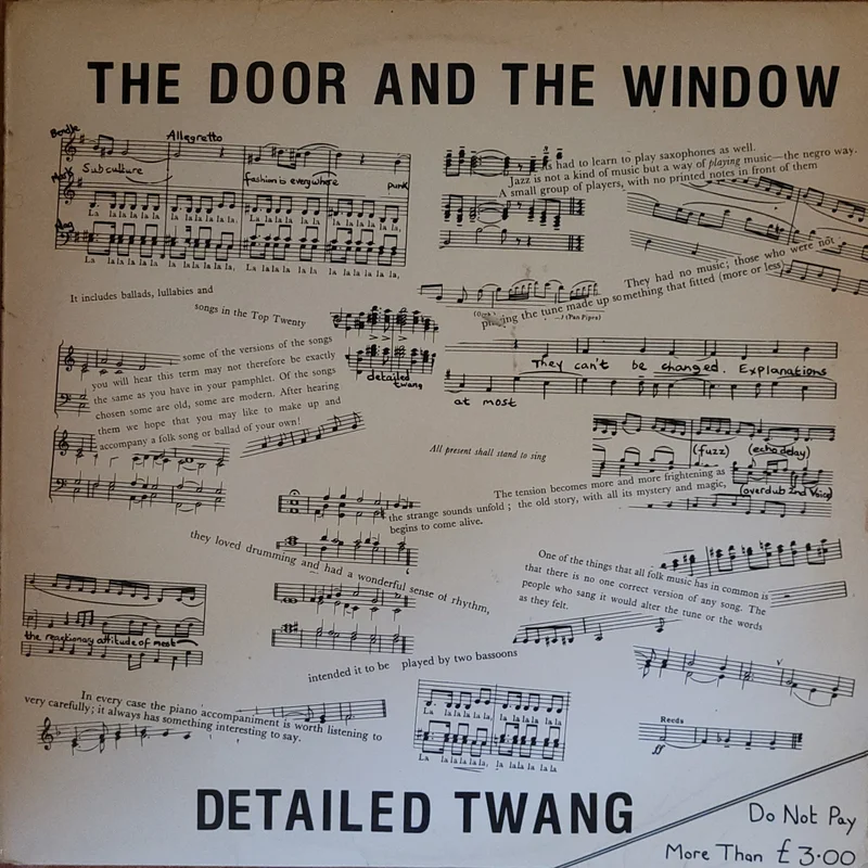 The Door And The Window - Detailed Twang Lp