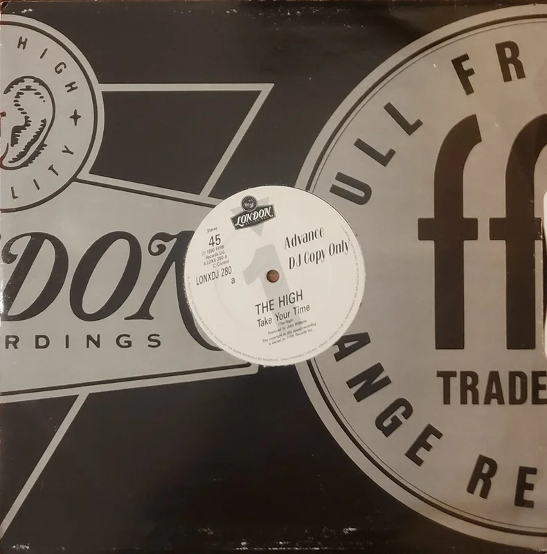 The High - Take Your Time 12" Single (Promo)