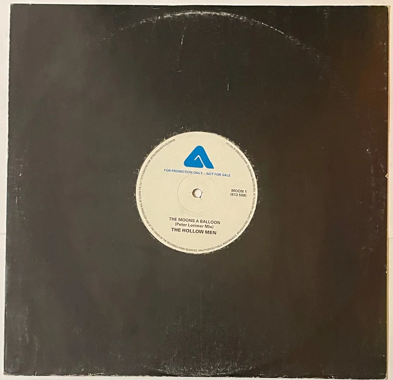 The Hollow Men - The Moons A Balloon 12" Single (Promo)