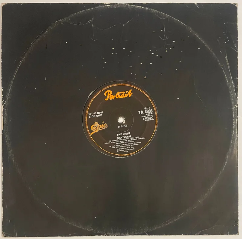The Limit - Say Yeah 12" Single