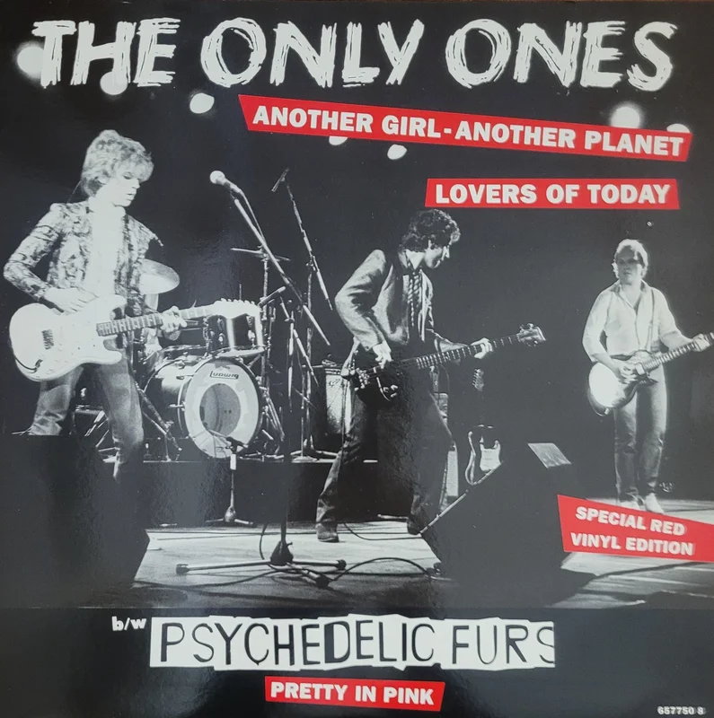 The Only Ones / Psychedelic Furs - Another Girl-Another Planet / Lovers Of Today / Pretty In Pink 12" Single (Red Vinyl)