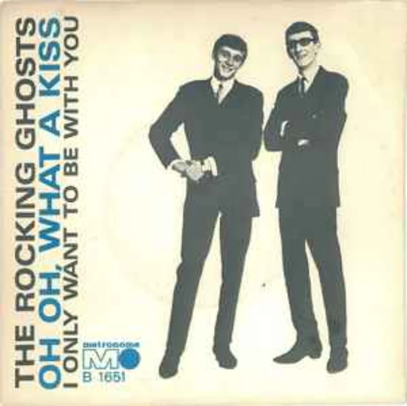 The Rocking Ghosts*  Oh, Oh, What A Kiss / I Only Want To Be With You  (1966)     7"