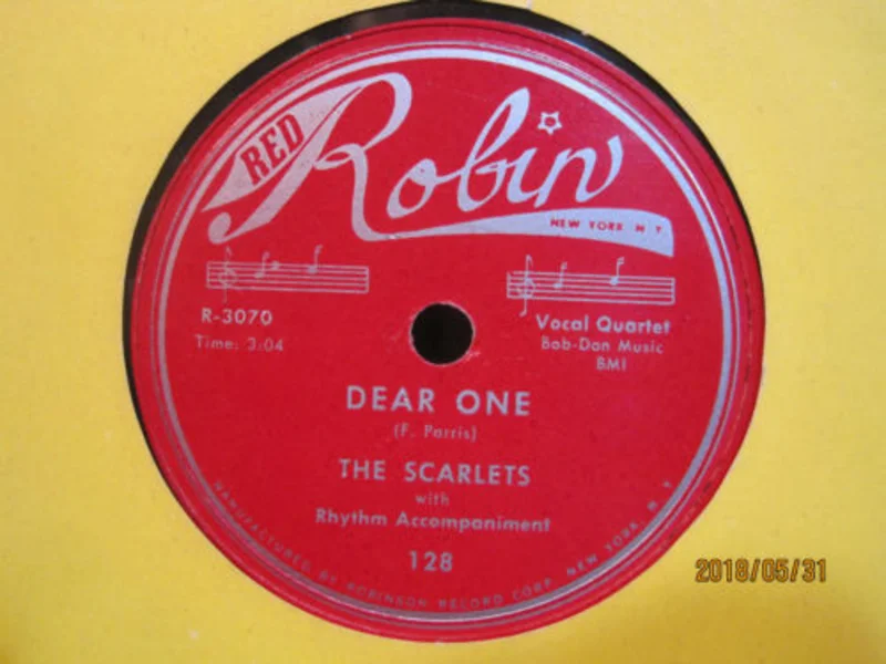 The Scarlets - Dear One b/w I've Lost