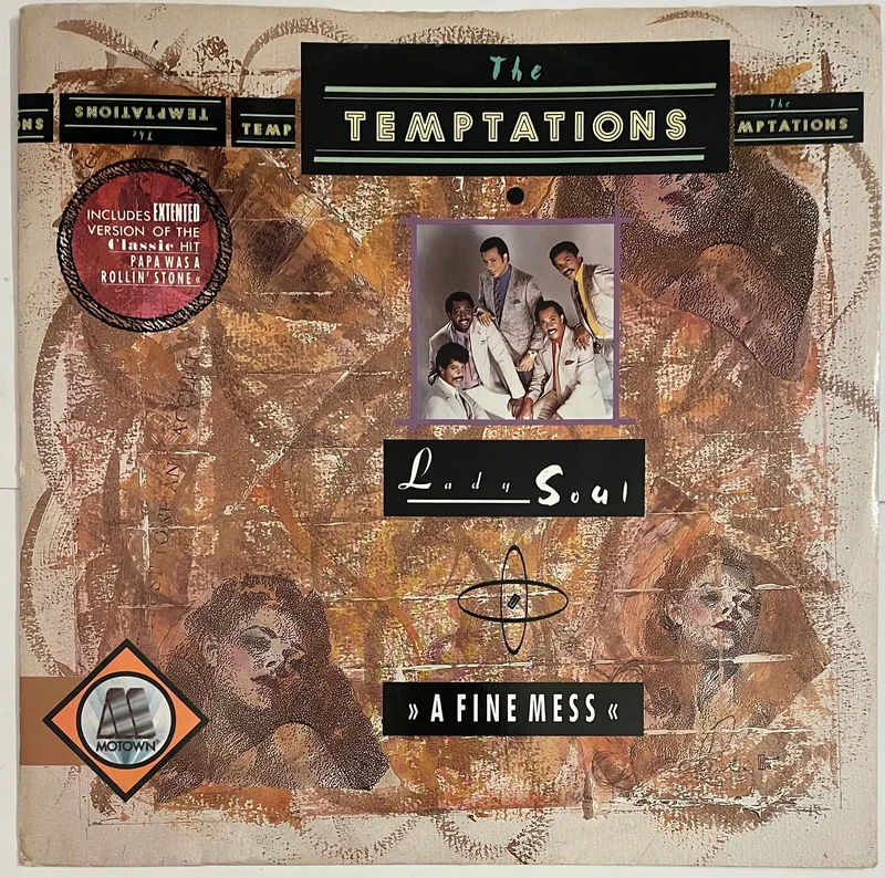 The Temptations  Lady Soul / A Fine Mess / Papa Was A Rollin' Stone 12" Single