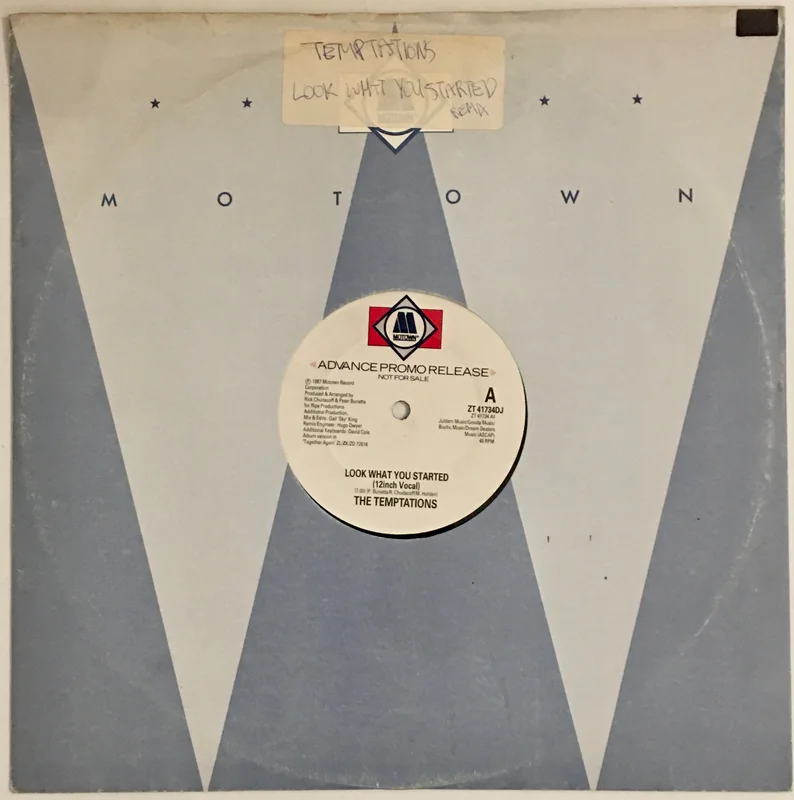 The Temptations - Look What You Started 12" Single (Promo)