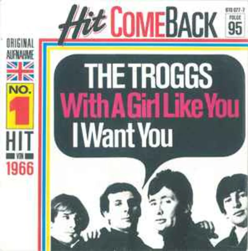 The Troggs  With A Girl Like You / I Want You  (1987)     7"