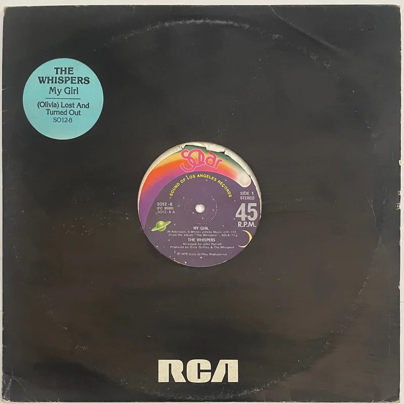 The Whispers - My Girl / (Olivia) Lost And Turned Out 12" Single