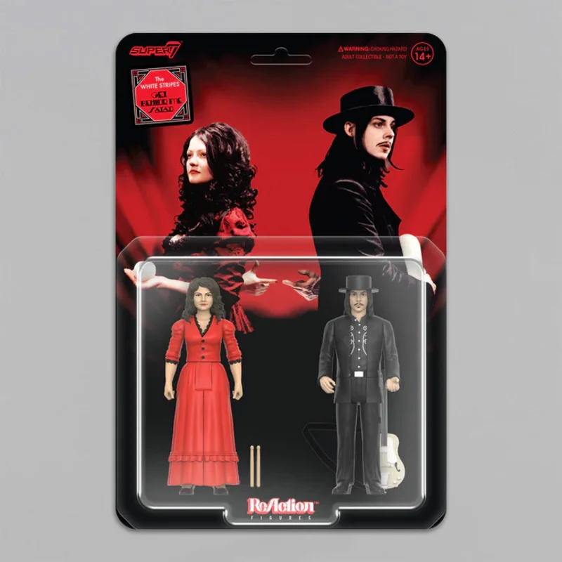 The White Stripes 2-Pack (Get Behind Me Satan) Action Figures
