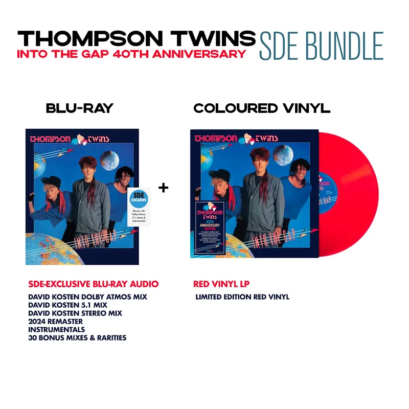 Thompson Twins / BUNDLE Into The Gap SDE-exclusive blu-ray audio + red vinyl LP